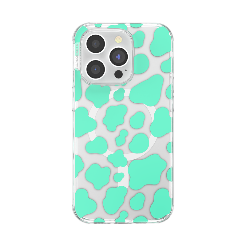 Turquoise Cow Cow — iPhone 14 Pro MagSafe Case image number 0